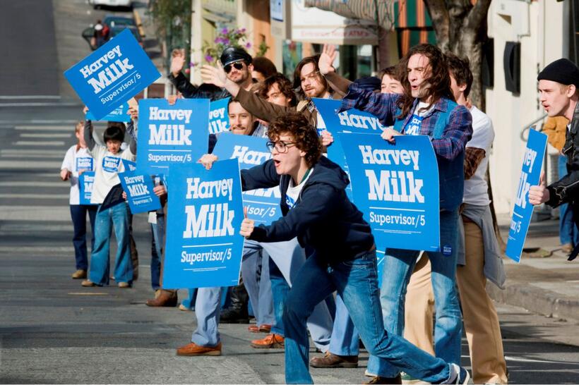 Emile Hirsch as Cleve Jones in "Milk."