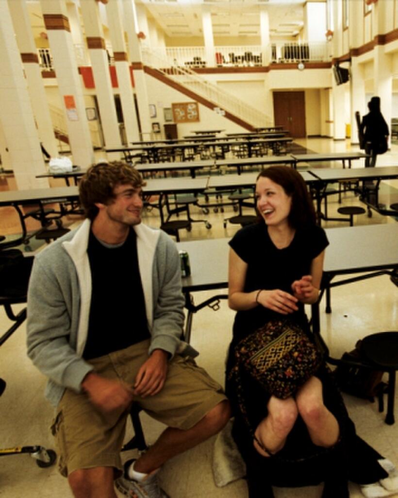 Mitch Reinholt and Hannah Bailey in "American Teen."