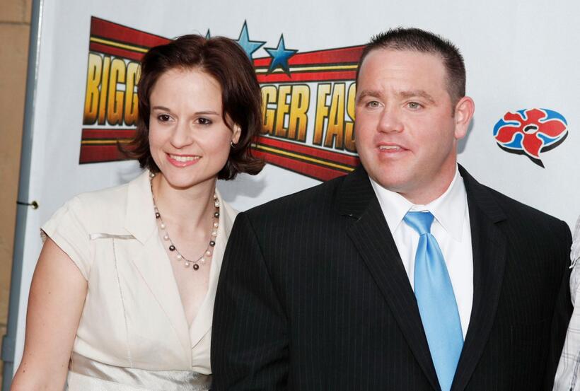 Producer Tamsin Rawady and director Christopher Bell at the California premiere of "Bigger, Stronger, Faster."
