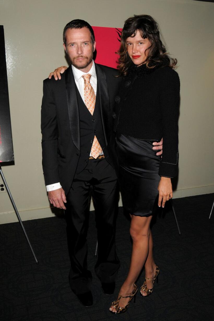 Scott Weiland and Paz de la Huerta at the New York Screening of "Choke."