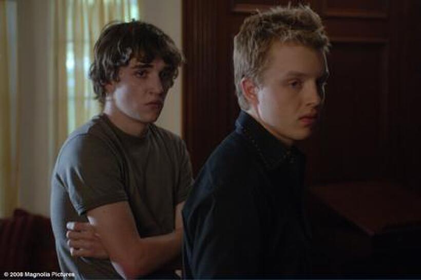 Kyle Gallner and Noel Fisher in "Red."