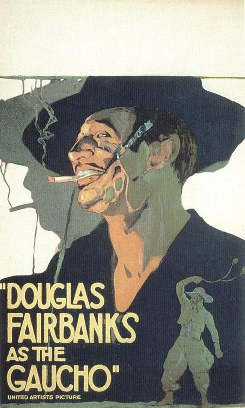 Poster art for "The Gaucho."
