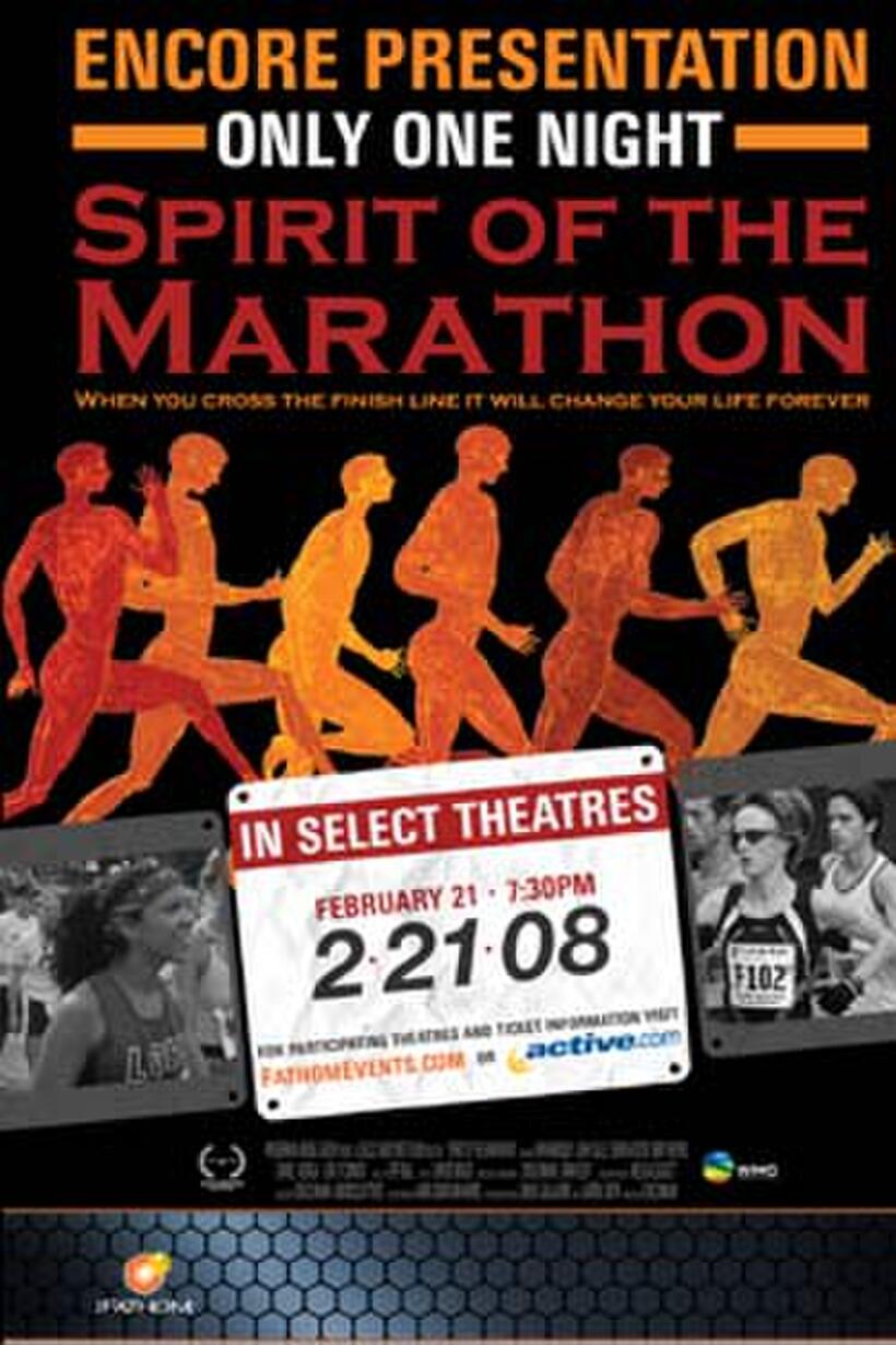 Poster art for "Spirit of the Marathon Encore."