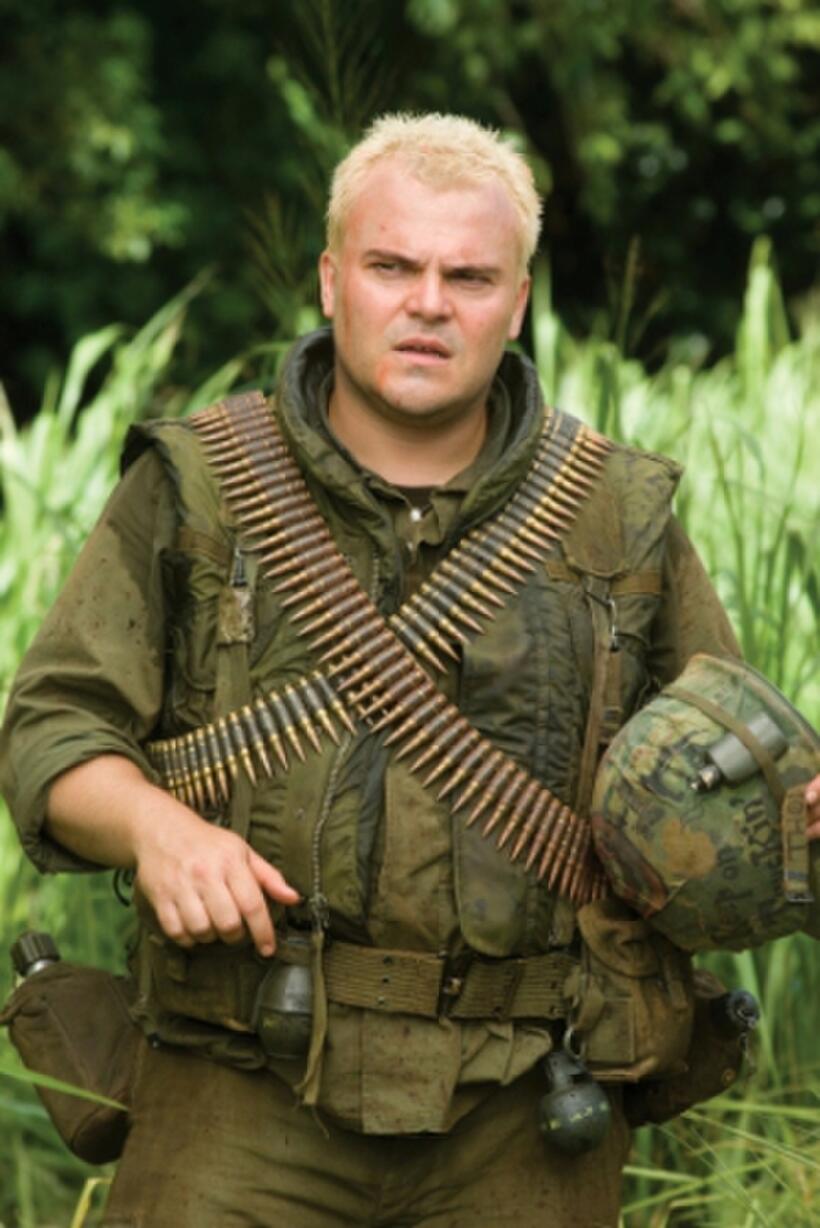 Jack Black as Jeff Portnoy and Jay Baruchel as Kevin Sandusky in "Tropic Thunder."