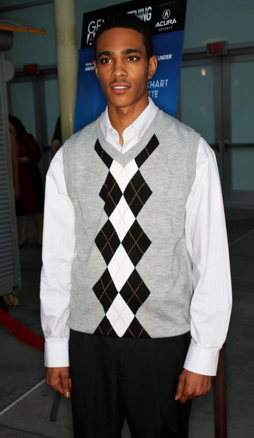 Eugene Jones at the California premiere of "Towelhead."