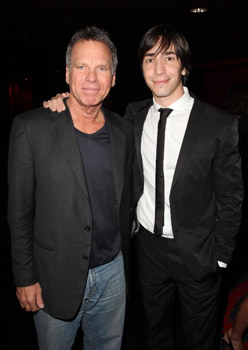 Producer David Permut and Justin Long at the California premiere of "Youth in Revolt."