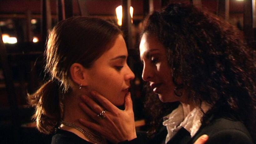 Lucy Dubinchik as Shirley and Liat Akta as Michal in "Antarctica."