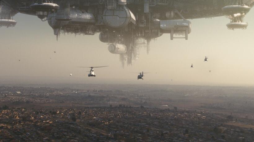 A scene from "District 9."