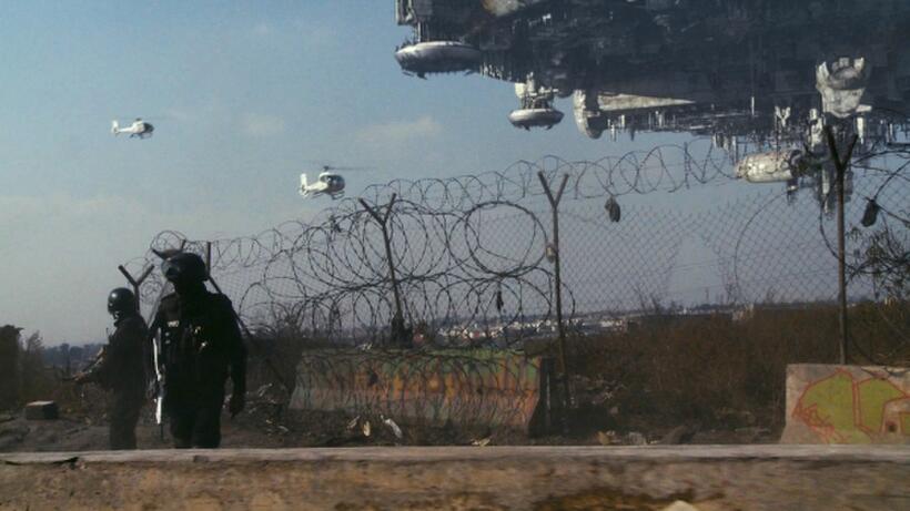 A scene from "District 9."