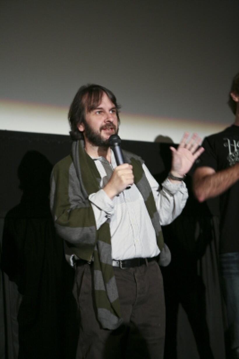 Producer Peter Jackson at the California premiere of "District 9."