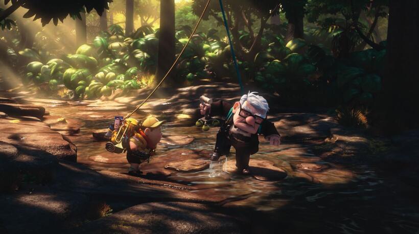 Russell and Carl Fredricksen in "Up."