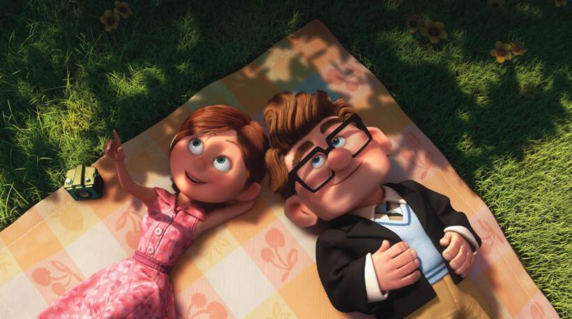 Ellie and Carl in "Up."