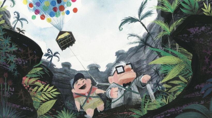 Russell and Carl Fredricksen in "Up."