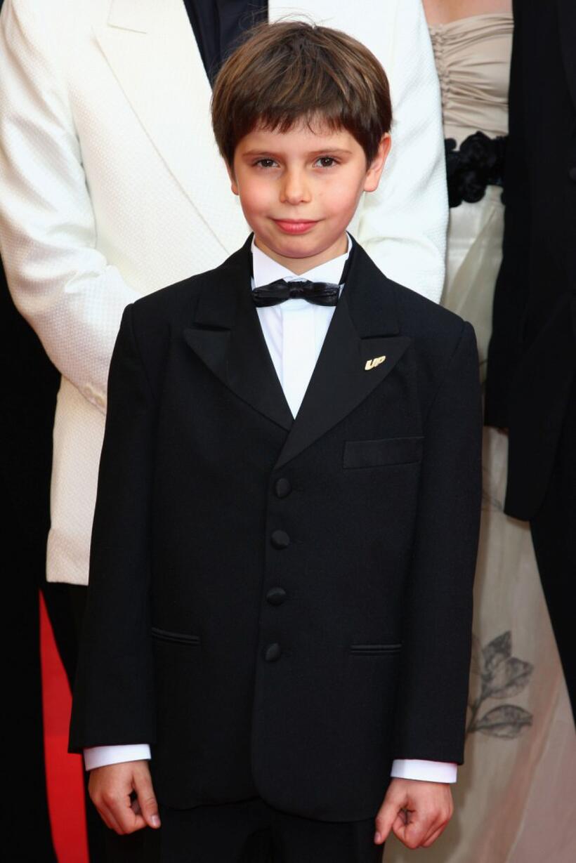 Tom Trouffier at the France premiere of "Up."