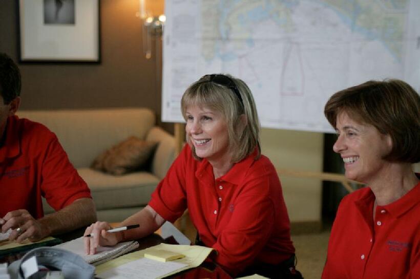 Leslie DeMeuse (center) in "Morning Light."