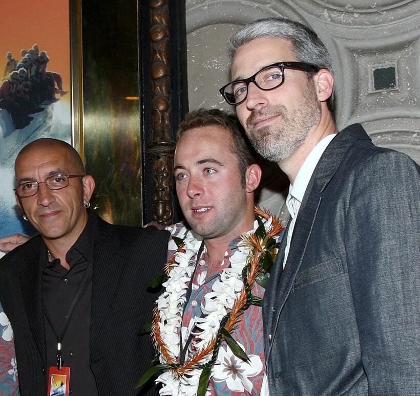 Producer Paul Crowder, Chris Welch and Director Mark Monroe at the California premiere of "Morning Light."