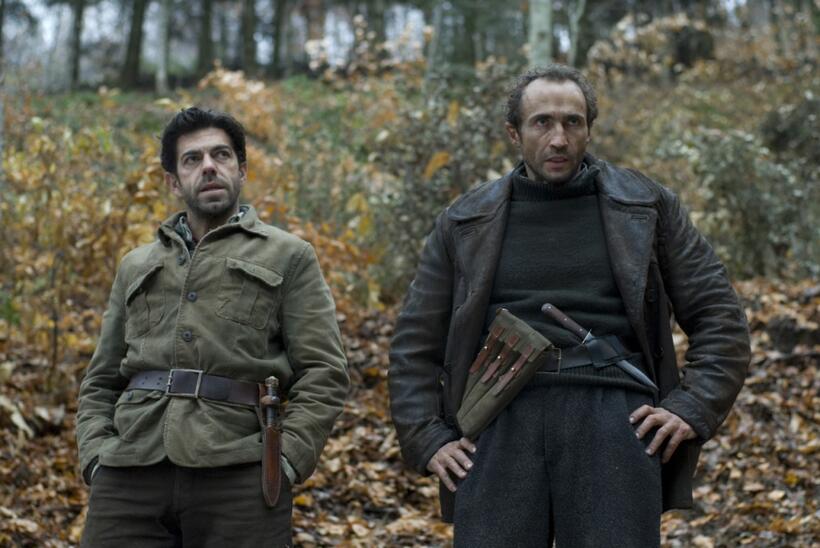 Pierfrancesco Favino and Sergio Albelli in "Miracle at St. Anna."