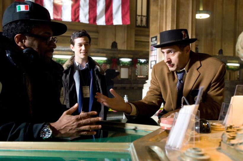 Spike Lee, Joseph Gordon-levitt and John Turturro in "Miracle at St. Anna."