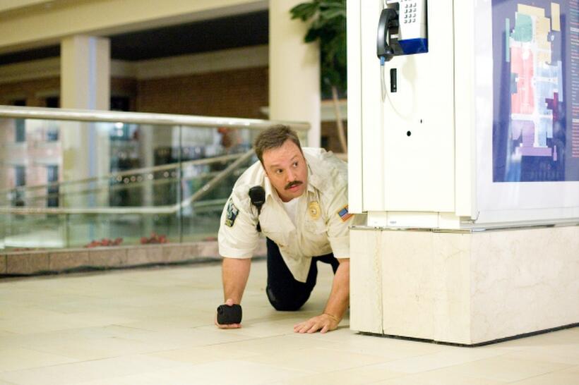 Kevin James as Paul Blart in "Paul Blart: Mall Cop."
