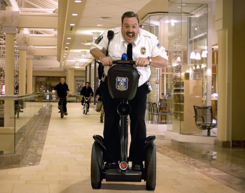 Kevin James as Paul Blart in "Paul Blart: Mall Cop."
