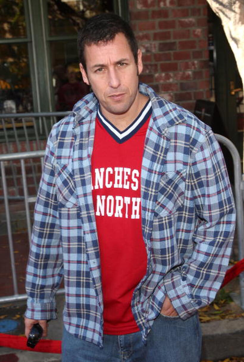 Adam Sandler at the California premiere of "Paul Blart: Mall Cop."