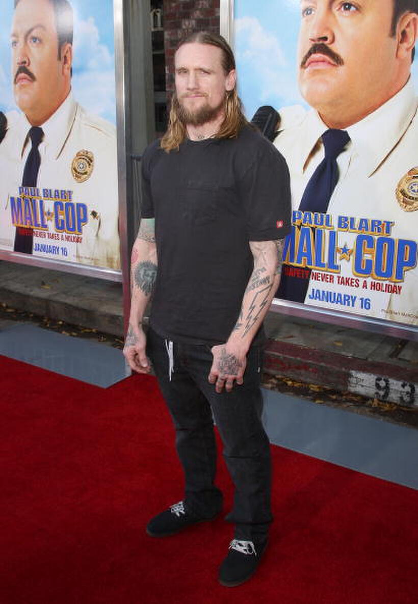 Mike Vallely at the California premiere of "Paul Blart: Mall Cop."