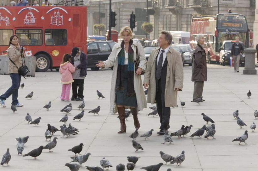 Emma Thompson as Kate Walker and Dustin Hoffman as Harvey Shine in "Last Chance Harvey."