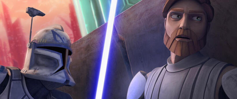 A scene from "Star Wars: The Clone Wars."