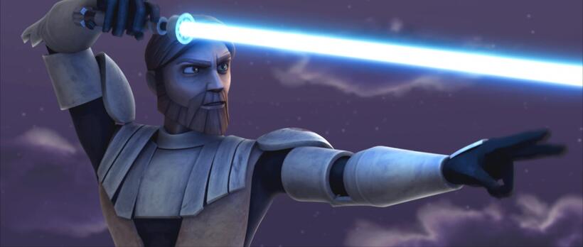 A scene from "Star Wars: The Clone Wars."
