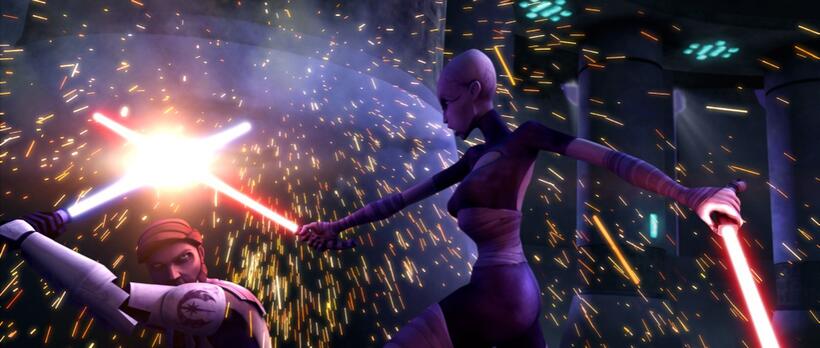 A scene from "Star Wars: The Clone Wars."