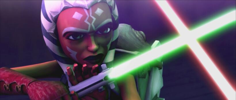 A scene from "Star Wars: The Clone Wars."