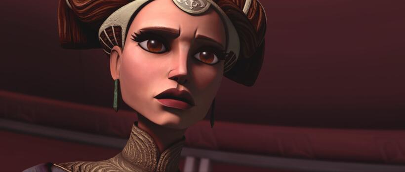 A scene from "Star Wars: The Clone Wars."