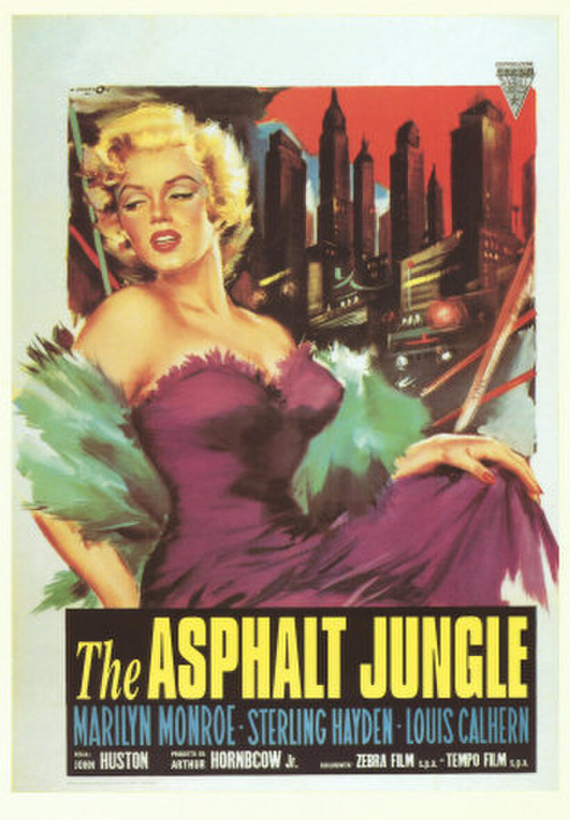 Poster art for "The Asphalt Jungle."