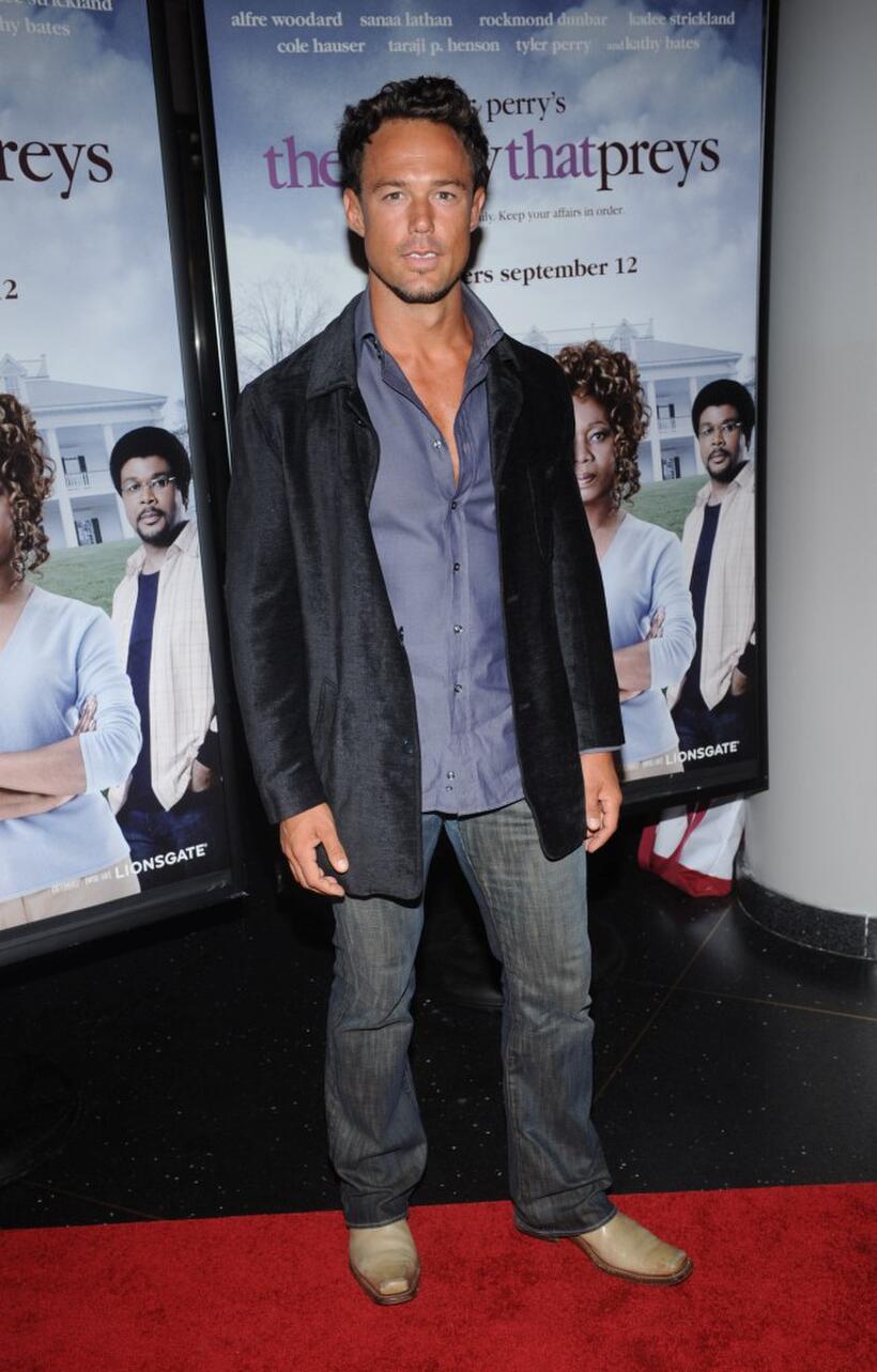 Sebastian Siegel at the New York premiere of "Tyler Perry's The Family That Preys."