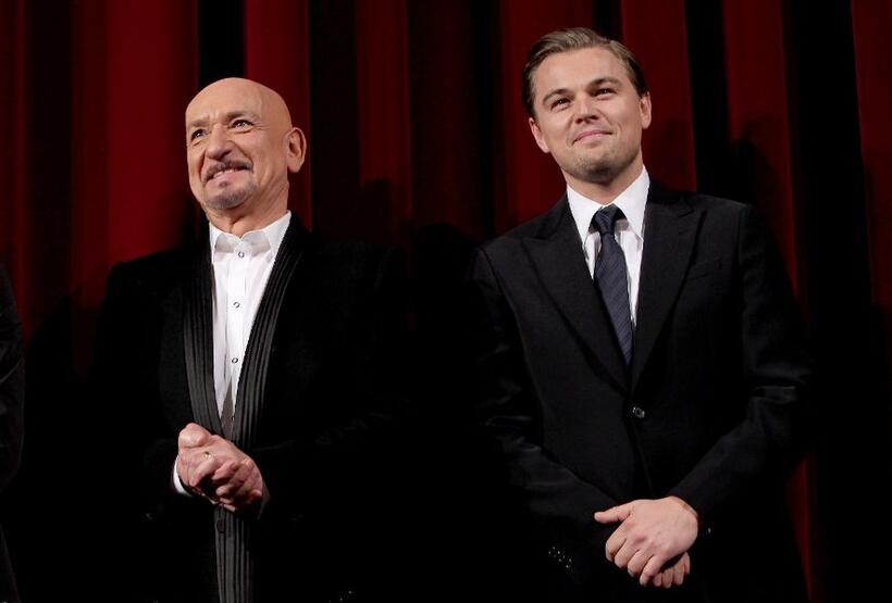 Ben Kingsley and Leonardo DiCaprio at the Berlin premiere of "Shutter Island."