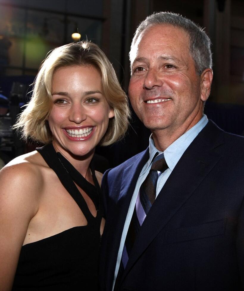 Piper Perabo and Producer David Hoberman at the world premiere of "Beverly Hill Chihuahua."