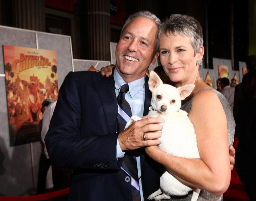 Producer David Hoberman and Jamie Lee Curtis at the world premiere of "Beverly Hill Chihuahua."