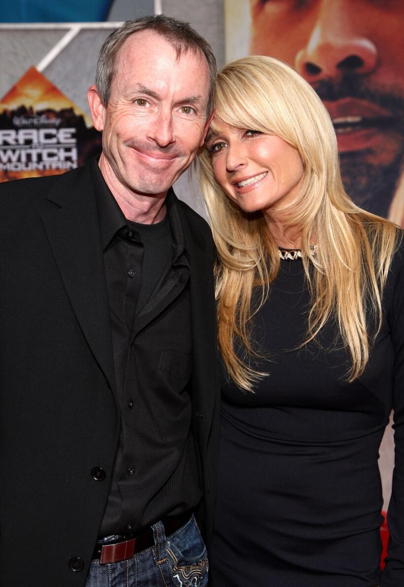 Ike Eisenmann and Kim Richards at the California premiere of "Race to Witch Mountain."