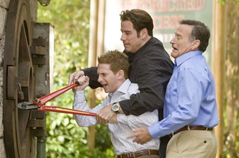 Seth Green, John Travolta and Robin Williams in "Old Dogs."