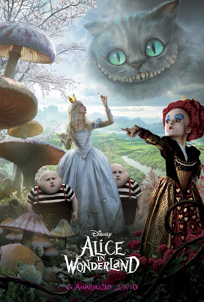 Poster art for "Alice in Wonderland."