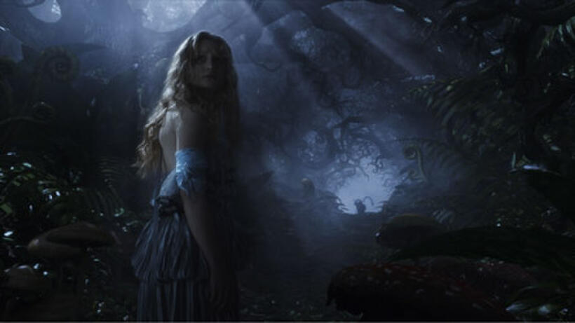 Mia Wasikowska in "Alice in Wonderland."