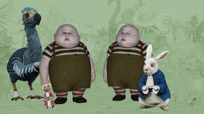 Dodo Progression 5 of 6: Feathers and hair of the furred characters -- along with movement of clothing and jiggling of the facial and belly fat -- are realized.