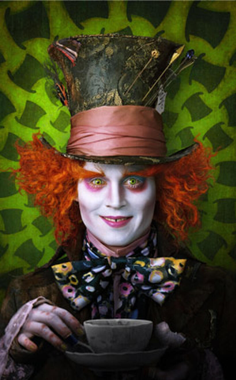Johnny Depp in  "Alice in Wonderland."