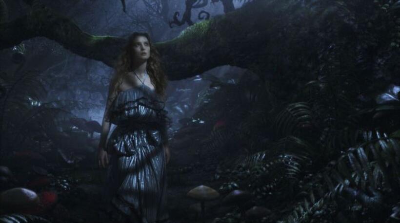 A scene from "Alice in Wonderland."