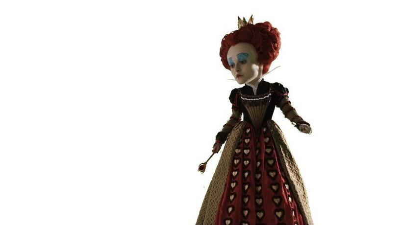 A scene from "Alice in Wonderland."