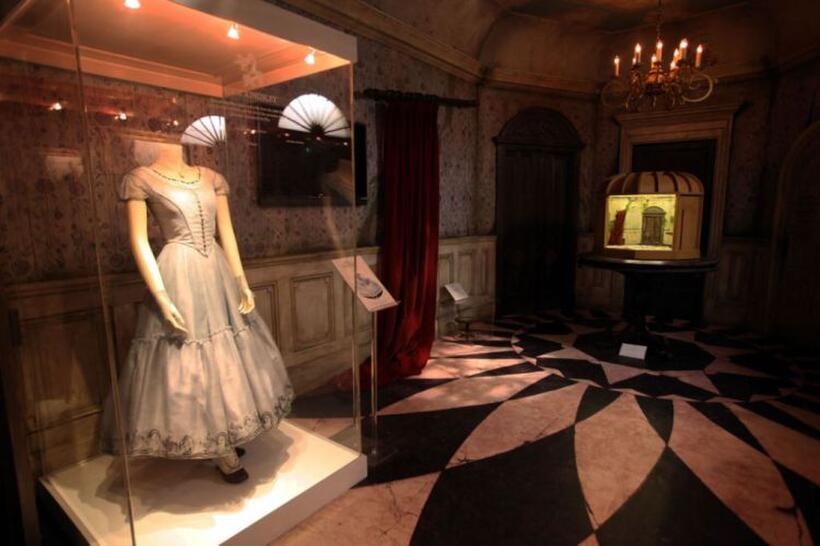 A scene from "Alice in Wonderland."