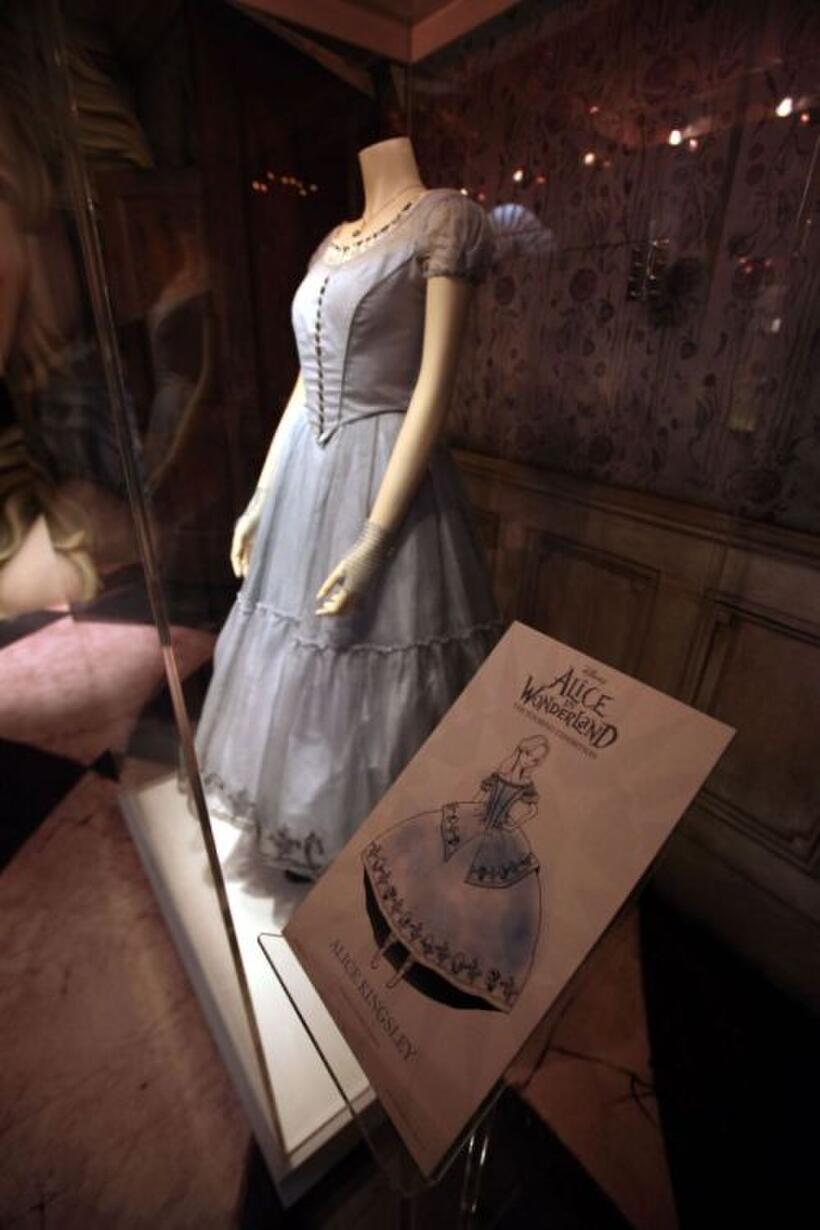 A scene from "Alice in Wonderland."