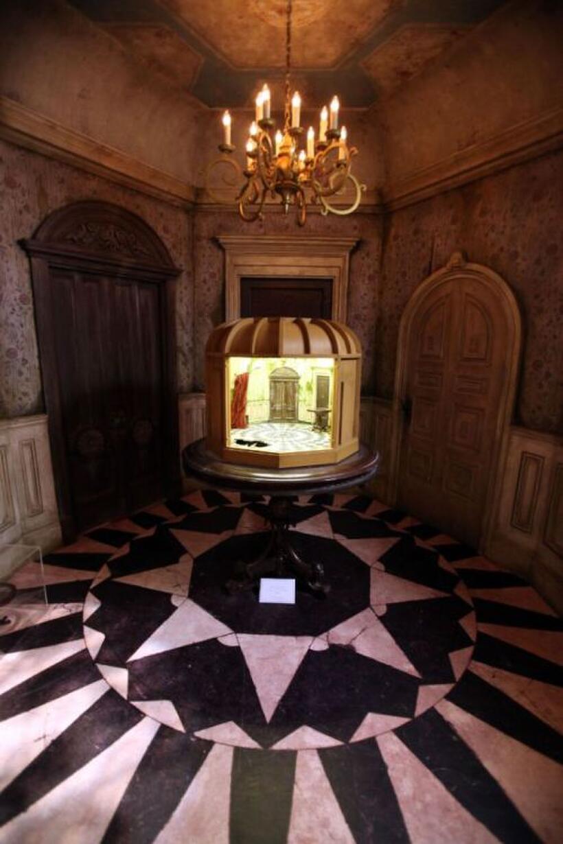 A scene from "Alice in Wonderland."