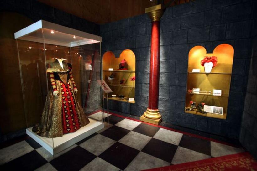 A scene from "Alice in Wonderland."