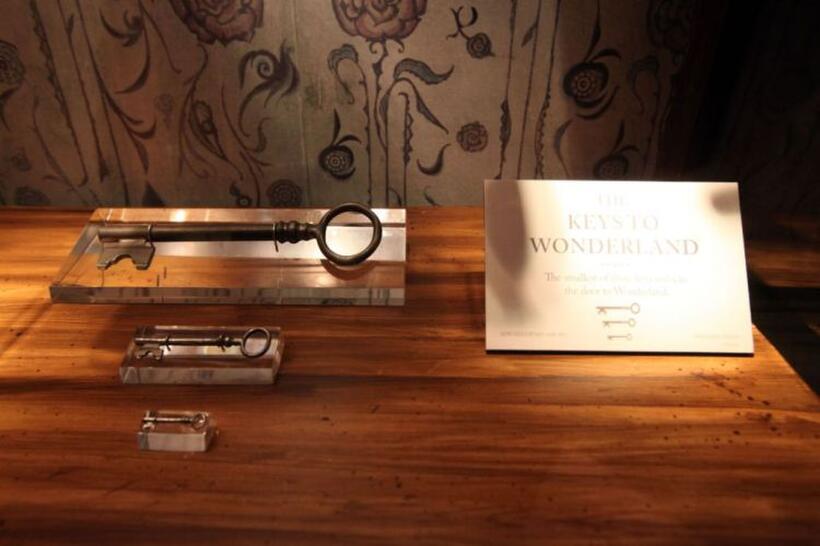 A scene from "Alice in Wonderland."